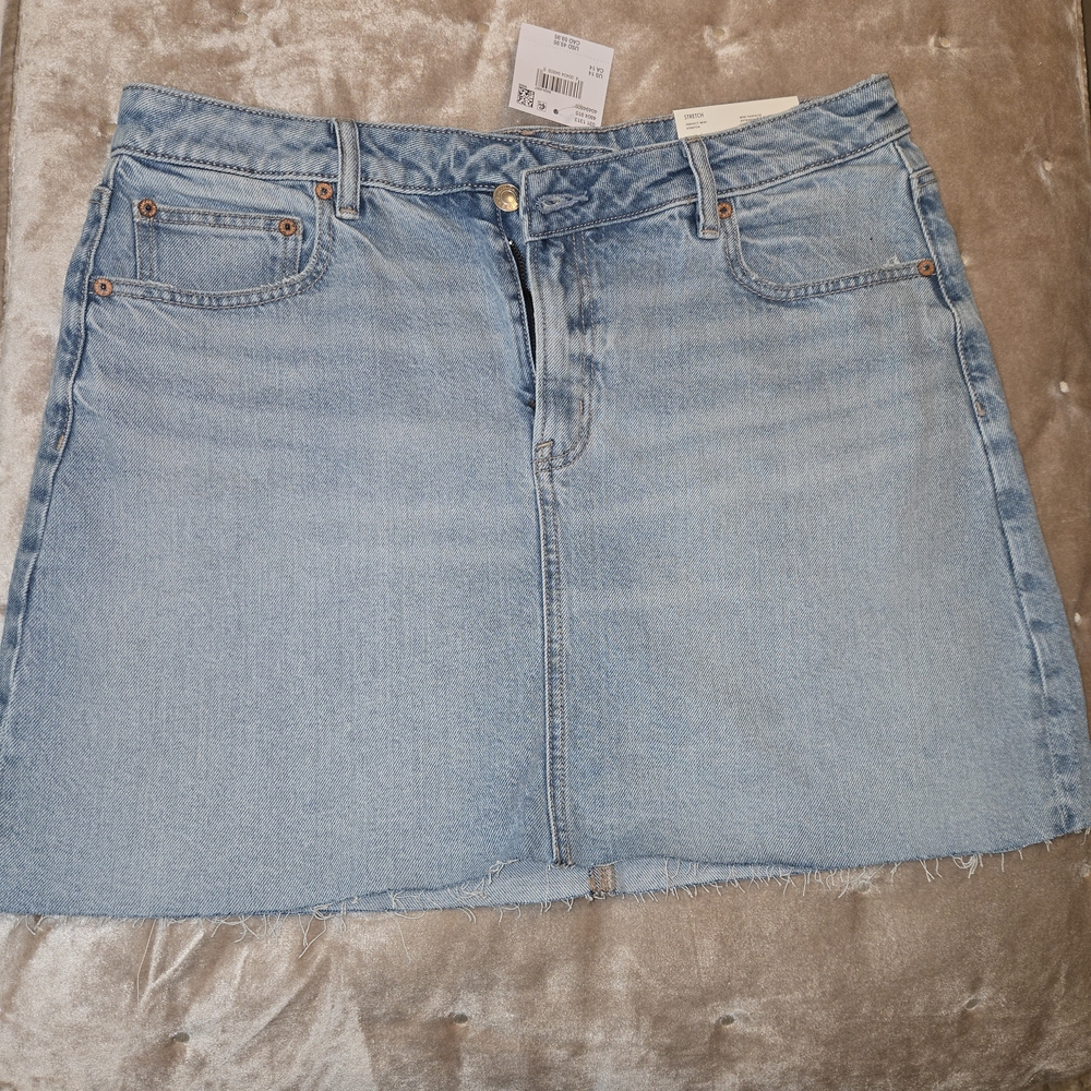 American Eagle Outfitters Light Blue Mini Skirt